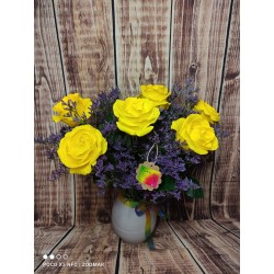 ​​🌹​ramo de rosas amarillas, ideal para regalar.