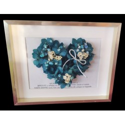 Cuadro de flor preservada. Envio a domicilio 24 -48h.