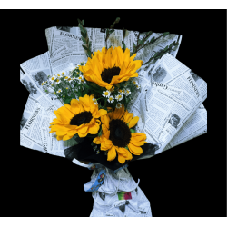 girasol, verano, envío a domicilio, flor de temporada, floristeria la aljorra